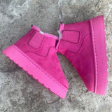 Winter Snow Boots Fashion Flat Thick-soled Cotton Shoes Round Toe Warm Plush Ankle Boot For Women - Livefree