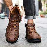 Men's High-top Loafers Non-slip Breathable - Livefree