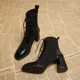 Ankle Boots Autumn And Winter Women's Shoes Single Boots High Heel Martin Boots - Livefree
