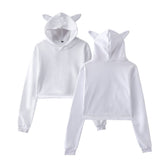Sweatshirt Women Hoodie Pullover Clothes For Girls Streetwear Spring Long Sleeve Crop Top Hoodies - Livefree
