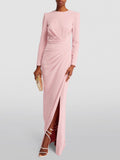Textured Evening Dress For Women New Noble - Livefree