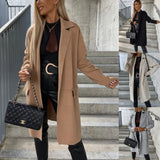 Loose Thin Woolen Coat For Women - Livefree