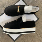 Fashion Platform Casual Muffin Bottom Shoes Women - Livefree