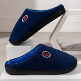 Warm Velvet Woolen Couple Non Slip Cotton Slippers - Livefree