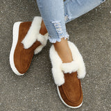 Snow Boots Warm Winter Shoes Plush Fur Ankle Boots Women - Livefree