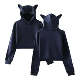 Sweatshirt Women Hoodie Pullover Clothes For Girls Streetwear Spring Long Sleeve Crop Top Hoodies - Livefree