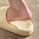 Bread Shoes Home Slippers Non-slip Indoor Bathroom Slippers - Livefree