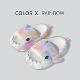 Lovers Shark Slippers Heart Print Shoes Women Men - Livefree