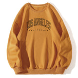 Letter Print Crew Neck Pullover Sweatshirt - Livefree