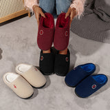 Warm Velvet Woolen Couple Non Slip Cotton Slippers - Livefree