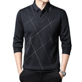Spring And Autumn Men's Long Sleeve Fake Two Pieces T-shirt - Livefree