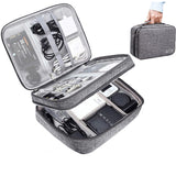 Electronics Organizer Travel Cable Organizer Bag Waterproof Portable Digital Storage Bag Electronic Accessories Case Cable Charger Organizer Case Multifunctional Waterproof Storage Bag - Livefree