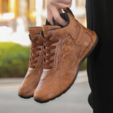 Men's Four Seasons Fashionable All-match Soft-soled White Shoes - Livefree