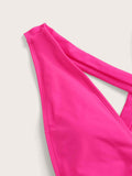 Open Back Self Tie One Piece Swimsuit - shop.livefree.co.uk
