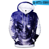 Rapper XXX Tentacion Cotton Hoodies sweatshirts 3D Hip Hop Singer xxxtentacion Uniform mens hoodies Hip Hop sweatshirt - Livefree