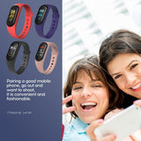 M4 Color Screen Smart Bracelet Step 90Mah Battery Over Uv Dispensing True Heart Rate Ip67 Waterproof 4 Generation Usb Line - Livefree