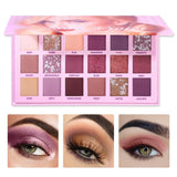 18 Colors Changeable Nude Eye Shadow Palette Eye - shop.livefree.co.uk