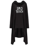 Letter Letters Print Hoodies For Women Long Irregular Sweatshirts Hoodies - Livefree