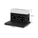 Multifunctional Wireless Charger 15W Fast Charge Desk Lamp Alarm Clock 6 in 1 for Apple Huawei