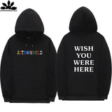 TRAVIS SCOTT ASTROWORLD WISH YOU WERE HERE HOODIES fashion letter ASTROWORLD HOODIE streetwear Man woman Pullover Sweatshirt - Livefree