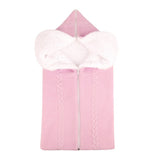 Baby Sleeping Bag Newborn Winter Warm Infant Button Knit Swaddle Wrap Swaddling Stroller  Toddler Blanket Envelope Sleepsacks - Livefree