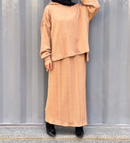 Knitted wool Skirt and pullover Full Set. (2 pieces) - Livefree