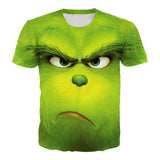 The Grinch With 3D Digital Printing Sweater Zipper Hooded Pullover Cosplay Anime Male - Livefree
