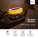 Modern led table lamp for bedroom dimmable bluetooth Speaker phone Charger wireless desk lamp bedside lamp table light tree lamp - Livefree