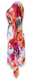 Peach Couture Bohemian Summer Tunic Beach Cover Up Dress with - shop.livefree.co.uk