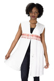 Sheer Lightweight Summer Beach Cover Up Kimono Embroidered Cardigan - shop.livefree.co.uk