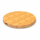 Heart Shape Wood Bamboo Qi Wireless Charger Desktop Charging Pad For iPhone - Livefree