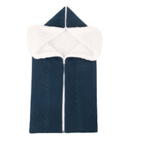Baby Sleeping Bag Newborn Winter Warm Infant Button Knit Swaddle Wrap Swaddling Stroller  Toddler Blanket Envelope Sleepsacks - Livefree
