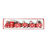 Christmas Decorations Christmas Wooden Small Train Decorations Santa Claus Children's Gifts - Livefree
