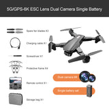 R20 Cross-Border Drone GPS HD Aerial Photography 4K Dual-Camera Optical Flow Positioning Quadcopter 6K Return To Follow - Livefree