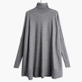 Oversized Knitting Sweater Loose Fit  Turtleneck Long Sleeve Women Pullovers New Fashion Tide Spring Autumn  19A-a43 - Livefree