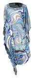 Peach Couture Bohemian Summer Tunic Beach Cover Up Dress with - shop.livefree.co.uk