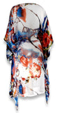 Peach Couture Bohemian Summer Tunic Beach Cover Up Dress with - shop.livefree.co.uk