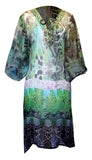 Peach Couture Bohemian Summer Tunic Beach Cover Up Dress with - shop.livefree.co.uk