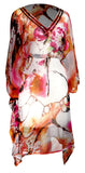 Peach Couture Bohemian Summer Tunic Beach Cover Up Dress with - shop.livefree.co.uk