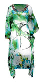Peach Couture Bohemian Summer Tunic Beach Cover Up Dress with - shop.livefree.co.uk