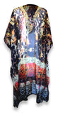Peach Couture Bohemian Summer Tunic Beach Cover Up Dress with - shop.livefree.co.uk