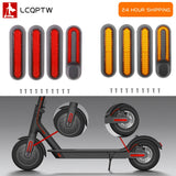 4pcs Protect Wheels Cover Hubs Cap Protective Warn Shells Reflective Stickers for Scooter M365 pro2 pro 1s Scooter Accessories - Livefree
