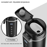12V/24V 70W-100W Car Heating Cup 420ml Car Heated Smart Mug With Temperature Control Cigarette Lighter Car Kettle Water Heater - Livefree