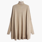 Oversized Knitting Sweater Loose Fit  Turtleneck Long Sleeve Women Pullovers New Fashion Tide Spring Autumn  19A-a43 - Livefree