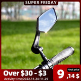EasyDo Bicycle Handlebar Rear View Mirror Bike Cycling Wide Range Back Sight Reflector Adjustable Left Scooter E Bike Mirror - Livefree