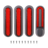 4pcs Protect Wheels Cover Hubs Cap Protective Warn Shells Reflective Stickers for Scooter M365 pro2 pro 1s Scooter Accessories - Livefree
