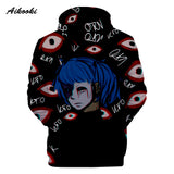 3D Sally Face Hoodies Sweatshirts Men/Women Hoody Autumn And Winter Hoodie Boy/Girl Thin Polluver Game Sally Face Tops - Livefree