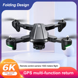 R20 Cross-Border Drone GPS HD Aerial Photography 4K Dual-Camera Optical Flow Positioning Quadcopter 6K Return To Follow - Livefree