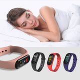 M4 Color Screen Smart Bracelet Step 90Mah Battery Over Uv Dispensing True Heart Rate Ip67 Waterproof 4 Generation Usb Line - Livefree