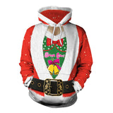 3D Unisex Printing Hooded Sweater Novelty Sweaters Ugly Christmas Sweater Funny Christmas Sweater Pullover Lovers Clothing - Livefree